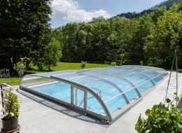 Poolüberdachung Panorama und Panorama Flat von Pool Partner