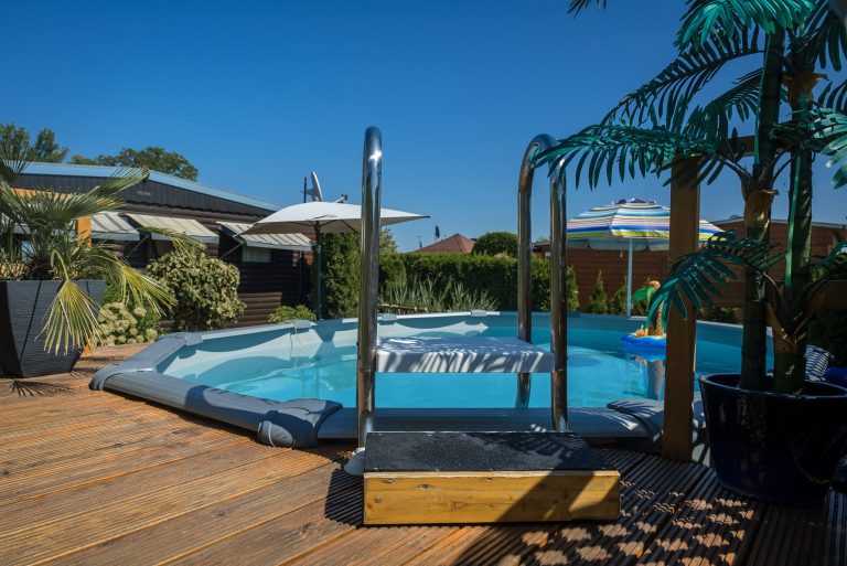 Stahlwandpool Silverline versenktes Rundbecken