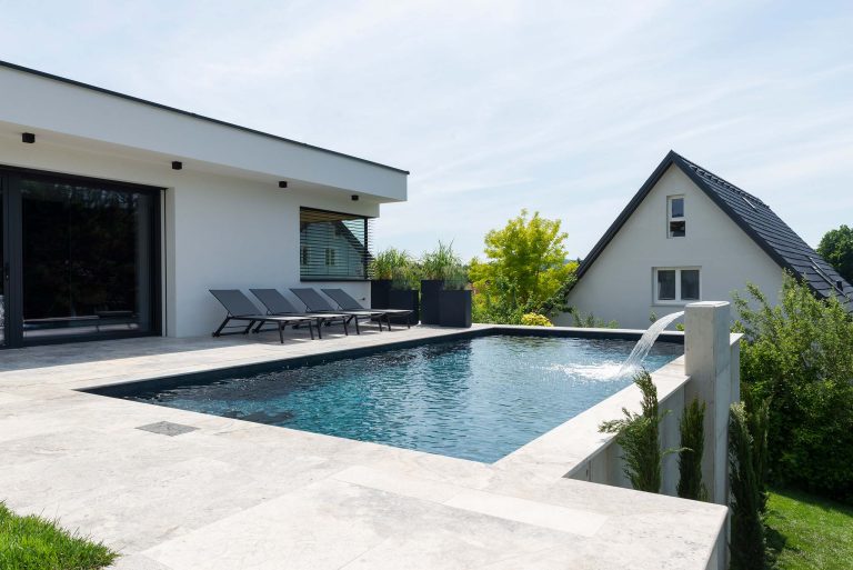 Styroporpool Premium mit Wasserfall-Schwallbrause